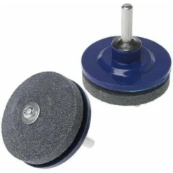 Meule Tondeuse Tondeuse Lame Sharpener Tondeuse à Gazon Pour Perceuse Perceuse à Main Tondeuse à Gazon Affûteur Moulin à Roue Pierre Blue 1 Pc,70g -Flore Riche Soldes Magasin 100343615 4