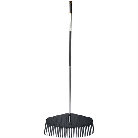 Fiskars Balai à Feuilles Et Gazon, 29 Dents, Largeur: 58 Cm, Dents En Plastique/Manche En Aluminium, Gris/Noir, Taille: L, Ergonomic, 1000660 3 Fiskars Balai à Feuilles Et Gazon, 29 Dents, Largeur: 58 Cm, Dents En Plastique/Manche En Aluminium, Gris/Noir, Taille: L, Ergonomic, 1000660