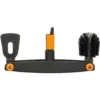 Fiskars Nettoyeur De Gouttière, Avec Grattoir Et Brosse Ajustables, Tête D'outil QuikFit, Largeur: 4,5 Cm, Noir/Orange, QuikFit, 1001414 -Flore Riche Soldes Magasin 10641628 1