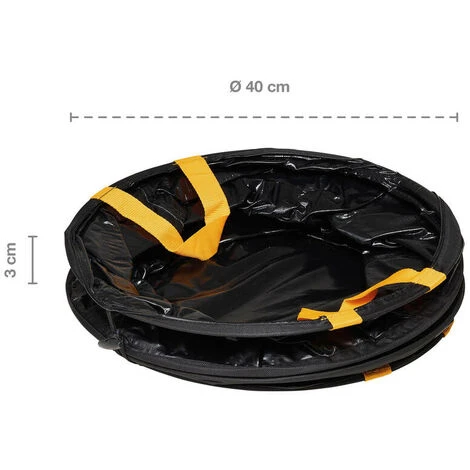 Fiskars Sac à Végétaux Pliable Avec Poignées, Capacité: 56 Litres, Noir/Orange, Solid, 1015646 5 Fiskars Sac à Végétaux Pliable Avec Poignées, Capacité: 56 Litres, Noir/Orange, Solid, 1015646 – Image 3