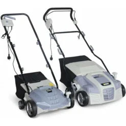 VOLTR - Scarificateur électrique Gazon 1500W - Outil 2en1 Aérateur Et Démousseur Pelouse. 2 Rouleaux : Couteaux Et Griffe. Collecteur 30L. Entretien Herbe 11 VOLTR - Scarificateur électrique Gazon 1500W - Outil 2en1 Aérateur Et Démousseur Pelouse. 2 Rouleaux : Couteaux Et Griffe. Collecteur 30L. Entretien Herbe -Flore Riche Soldes Magasin 11485474 5