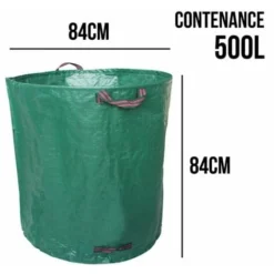 Lot De 3 Sacs De Déchets 500L En PP 150g/m² Autoportants - Linxor -Flore Riche Soldes Magasin 12355165 3