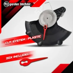 Coupe Bordures Sans Fil 20V Batterie Lithium 2000mAh - 25cm - Elem Garden -Flore Riche Soldes Magasin 12453463 4