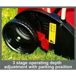 Grizzly Tools Scarificateur électrique, Moteur Turbo Power 1200 W, Largeur De Travail De 31 Cm, Manche Rabattable -Flore Riche Soldes Magasin 13388457 2