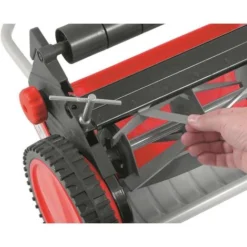 Grizzly Tools HRM 38 Tondeuse à Gazon Manuelle Avec Sac De Ramassage, Largeur De Coupe De 38 Cm, Réglage En Continu De La Hauteur, Sac De Ramassage Inclus. -Flore Riche Soldes Magasin 13388481 3