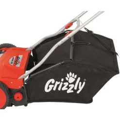 Grizzly Tools HRM 38 Tondeuse à Gazon Manuelle Avec Sac De Ramassage, Largeur De Coupe De 38 Cm, Réglage En Continu De La Hauteur, Sac De Ramassage Inclus. -Flore Riche Soldes Magasin 13388481 5