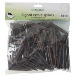 Sachet De 100 Clous En Plastiques Pour Fixation Des Câbles Périmétriques De Robot Tondeuse