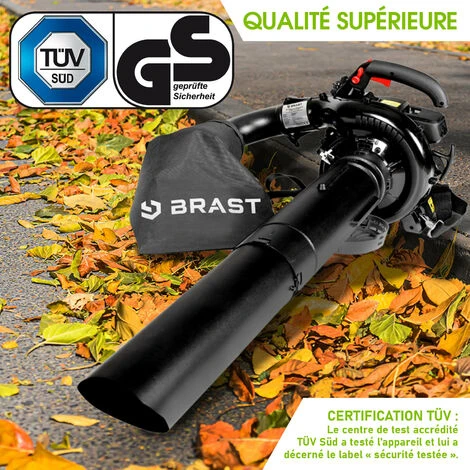 Aspirateur Souffleur Broyeur Thermique - 1000W, 30cc, 3en1 Moteur Essence à 2 temps Léger, Vitesse D'air De 73,6 m/s, Sac 55l - BRAST 3 En 1 Multifonction 7 Aspirateur Souffleur Broyeur Thermique - 1000W, 30cc, 3en1 Moteur Essence à 2 temps Léger, Vitesse D'air De 73,6 m/s, Sac 55l - BRAST 3 En 1 Multifonction – Image 5