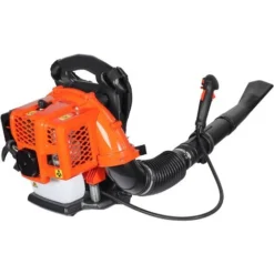 Souffleur De Feuilles Dorsal 1,7 CV Moteur 2 Temps Éléments De Commande Sur Poignée Avec Buses