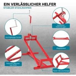Cric Lève Tracteur Tondeuse - Lève Tondeuse Réglable En Continu -Flore Riche Soldes Magasin 1515557 3