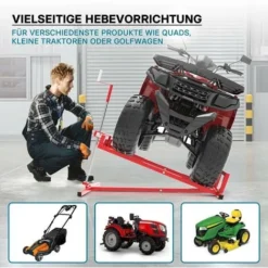 Cric Lève Tracteur Tondeuse - Lève Tondeuse Réglable En Continu -Flore Riche Soldes Magasin 1515557 4