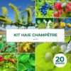 Kit Haie Champêtre - 20 Jeunes Plants - -Flore Riche Soldes Magasin 15375195 1
