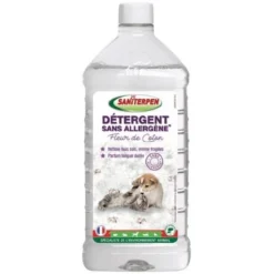 Détergent Sans Allergène, Fleur De Coton - Saniterpen Désignation : Détergent 1 Litres Saniterpen 5418