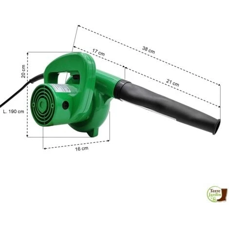 Souffleur Aspirateur à Main 500 W 4 Souffleur Aspirateur à Main 500 W – Image 2