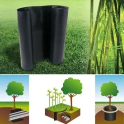 Barrière Anti-racines Bambou 5m 800gr Anti-rhizomes H.60 Cm -Flore Riche Soldes Magasin 1653686 2