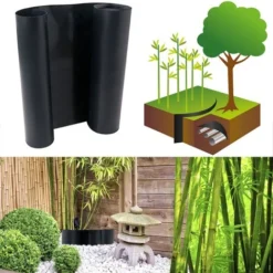 Barrière Anti-racines Bambou 5m 800gr Anti-rhizomes H.60 Cm -Flore Riche Soldes Magasin 1653686 4