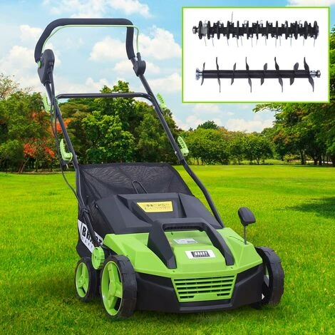 Scarificateur électrique 1600W 38cm 48 L 2en1 Aérateur Et Démousseur Pelouse Un Réglage Central 5 étapes, Ergonomique - De BRAST 3 Scarificateur électrique 1600W 38cm 48 L 2en1 Aérateur Et Démousseur Pelouse Un Réglage Central 5 étapes, Ergonomique - De BRAST