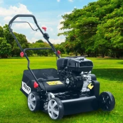 Scarificateur Thermique 196cc 40cm 5,2CV, Rouleau De Verticoupe, Bac 50 L Carter En Metal Démarrage Facile - De BRAST -Flore Riche Soldes Magasin 17527097 5