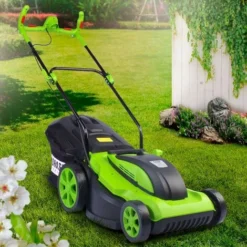 Tondeuse électrique Filaire 2000W 43cm 45L Réglage Central 20-70mm (6 Niveaux) Et En Plus Equipée Pour Une Fauche Particulièrement Confortable - De BRAST -Flore Riche Soldes Magasin 17558801 5