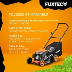 Tondeuse Thermique Poussée 146cm3 Largeur 46cm- FUXTEC FX-RM4646ECO - 3,5 CV 50L -Flore Riche Soldes Magasin 18131951 5