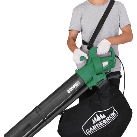 Aspirateur Souffleur Broyeur 3 En 1 Avec Bandoulière - Jardin - Feuilles Papier Branche - Sac 45 Litres 6 Aspirateur Souffleur Broyeur 3 En 1 Avec Bandoulière - Jardin - Feuilles Papier Branche - Sac 45 Litres – Image 4