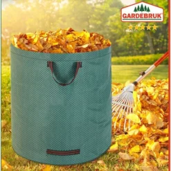 4x Sacs De Jardin 280L 50kg Sac à Déchets Avec 3 Poignées Arceau En PVC Feuilles Déchets Jardin Branches 4x Sac à Déchets De Jardin -Flore Riche Soldes Magasin 18477015 3