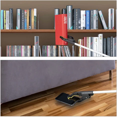 Relaxdays Pince De Préhension, Outil De Ramassage, Pour Personnes âgées, Aluminium, Attrape-tout, 76 Cm, Argenté/noir 4 Relaxdays Pince De Préhension, Outil De Ramassage, Pour Personnes âgées, Aluminium, Attrape-tout, 76 Cm, Argenté/noir – Image 2