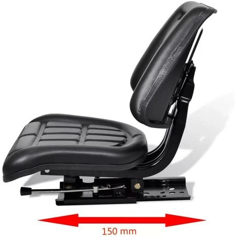 Hommoo Siege De Tracteur Avec Dossier Noir HDV07663 7 Hommoo Siege De Tracteur Avec Dossier Noir HDV07663 – Image 5