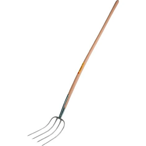 Fourche à Fumier ABT Standard Longueur Des Dents 310 Mm 4 Dent Forgée, Avec Manche Poids 1500 G 3 Fourche à Fumier ABT Standard Longueur Des Dents 310 Mm 4 Dent Forgée, Avec Manche Poids 1500 G