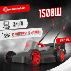 Tondeuse à Gazon électrique 1500W - Largeur De Coupe 37cm - Elem Garden 8 Tondeuse à Gazon électrique 1500W - Largeur De Coupe 37cm - Elem Garden -Flore Riche Soldes Magasin 2746898 2
