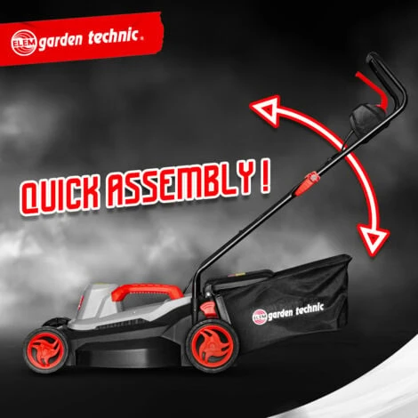 Tondeuse à Gazon électrique 1500W - Largeur De Coupe 37cm - Elem Garden 5 Tondeuse à Gazon électrique 1500W - Largeur De Coupe 37cm - Elem Garden – Image 3