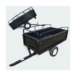 Remorque Pour Tracteur Tondeuse Autoportée Quad Acier