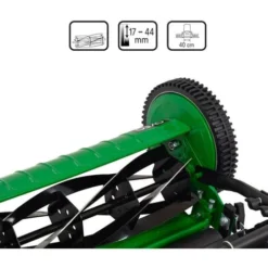 Tondeuse à Main Pelouse - Tondeuse à Main Gazon -5 Lames Solides - Largeur 40cm - Réglage Hauteur - Tondeuse Manuelle -Flore Riche Soldes Magasin 28741582 4