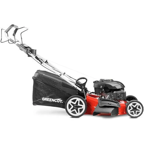 Tondeuse à Gazon à Essence 173cc 7,5cv, 4 Temps Moteur Autopropulsé, Lame Acier Double Tranchant 530mm 21, Système Ramassage Mulching 4-1, Hauteur De Coupe Réglable Et Panier 65L - Greencut GLM880X 4 Tondeuse à Gazon à Essence 173cc 7,5cv, 4 Temps Moteur Autopropulsé, Lame Acier Double Tranchant 530mm 21, Système Ramassage Mulching 4-1, Hauteur De Coupe Réglable Et Panier 65L - Greencut GLM880X – Image 2