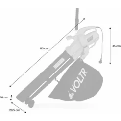 Aspirateur. Souffleur Et Broyeur à Feuilles 3000W VOLTR - Outil électrique 11 Aspirateur. Souffleur Et Broyeur à Feuilles 3000W VOLTR - Outil électrique -Flore Riche Soldes Magasin 29677048 5