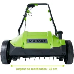 Scarificateur électrique 1500W 32cm 35 L 2en1 Aérateur Et Démousseur Pelouse Un Réglage Central 4 étapes, Ergonomique - De BRAST 8 Scarificateur électrique 1500W 32cm 35 L 2en1 Aérateur Et Démousseur Pelouse Un Réglage Central 4 étapes, Ergonomique - De BRAST -Flore Riche Soldes Magasin 30102242 2