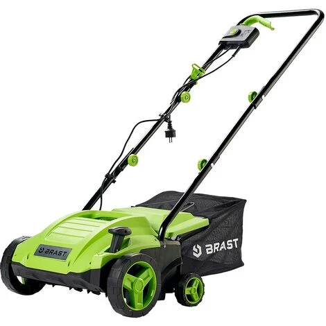 Scarificateur électrique 1500W 32cm 35 L 2en1 Aérateur Et Démousseur Pelouse Un Réglage Central 4 étapes, Ergonomique - De BRAST 7 Scarificateur électrique 1500W 32cm 35 L 2en1 Aérateur Et Démousseur Pelouse Un Réglage Central 4 étapes, Ergonomique - De BRAST – Image 5