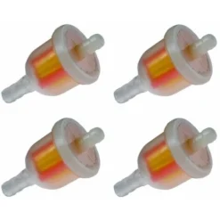 4x Filtre Essence Universel 5mm - 6mm Carburant Tondeuse Tracteur Motoculteur
