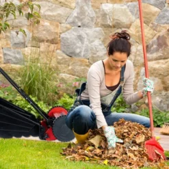 Relaxdays Tondeuse Manuelle Gazon, Avec Bac De Ramassage, Réglage Hauteur De Coupe, Largeur Découpe 29,5 Cm, Noir/rouge -Flore Riche Soldes Magasin 32160021 5