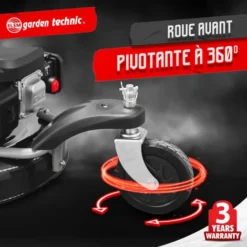 Tondeuse Thermique Tractée 3 Roues 196cc - 55cm - Elem Garden 9 Tondeuse Thermique Tractée 3 Roues 196cc - 55cm - Elem Garden -Flore Riche Soldes Magasin 3259966 3