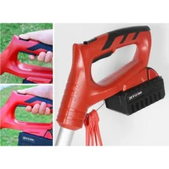 BLACKPINE - Sans Fil Coupe-bordures Sans Fil - 20V - 2.0 Ah Lithium - 14 Accessoires - 1 Batterie - Chargeur Rapide Inclus - Manche Télescopique - Poignée Réglable 9 BLACKPINE - Sans Fil Coupe-bordures Sans Fil - 20V - 2.0 Ah Lithium - 14 Accessoires - 1 Batterie - Chargeur Rapide Inclus - Manche Télescopique - Poignée Réglable -Flore Riche Soldes Magasin 32703017 3