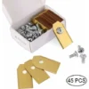 45 X Lames De Couteau En Titane Pour Toutes Les Tondeuses Robotiques Husqvarn/Automower/ Yardforce/Gardena(3g-0.75mm) Avec 45 Vis, Lames De Rechange Pour Modèles 105,310,315,320,420,430x,r40i -Flore Riche Soldes Magasin 32752441 1
