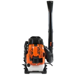Souffleur Dos 4 Temps 75,6cc 2.5Kw Dossier Ergonomique Professionnel Avec Bretelles Rembourr�es Max-Comfort Et Vitesse De Soufflage Des Feuilles Jusqu'� 320Km/h