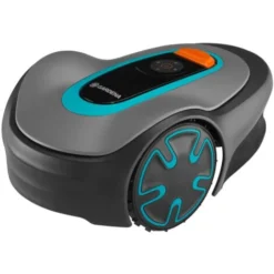 GARDENA SILENO Minimo 500. Tondeuse Robot Connectée Bluetooth® < 500m². Tond Sous La Pluie. Capteur De Gel. Nettoyage à L’eau. Ultra-silencieuse (15202-26).