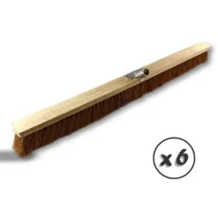 Balai D'atelier Type Cantonnier - Piste Extérieur - Fibres De Coco Naturel - Quantité X 6 - 100 Cm - Sans Manche 8 Balai D'atelier Type Cantonnier - Piste Extérieur - Fibres De Coco Naturel - Quantité X 6 - 100 Cm - Sans Manche -Flore Riche Soldes Magasin 34301313 2