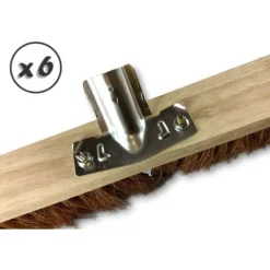 Balai D'atelier Type Cantonnier - Piste Extérieur - Fibres De Coco Naturel - Quantité X 6 - 100 Cm - Sans Manche 11 Balai D'atelier Type Cantonnier - Piste Extérieur - Fibres De Coco Naturel - Quantité X 6 - 100 Cm - Sans Manche -Flore Riche Soldes Magasin 34301313 5