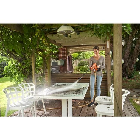 Black & Decker Nettoyeur à Pression 24 Bars Sans Fil LITHIUM 18 V (sans Batterie) BLACK+DECKER BCPC18B-XJ 5 Black & Decker Nettoyeur à Pression 24 Bars Sans Fil LITHIUM 18 V (sans Batterie) BLACK+DECKER BCPC18B-XJ – Image 3