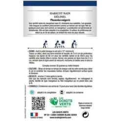 Graines - Haricot Nain Délinel -Flore Riche Soldes Magasin 36810313 2