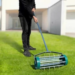 Rouleau Aérateur Scarificateur Pour Pelouse Et Gazon -Flore Riche Soldes Magasin 38343841 5