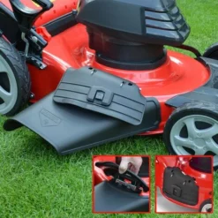 Hecht 1802 S Tondeuse à Gazon électrique 5en1 1800W Largeur Coupe 46cm Bac 50L 7hauteur De Coupe 25-75mm -Flore Riche Soldes Magasin 42017598 4